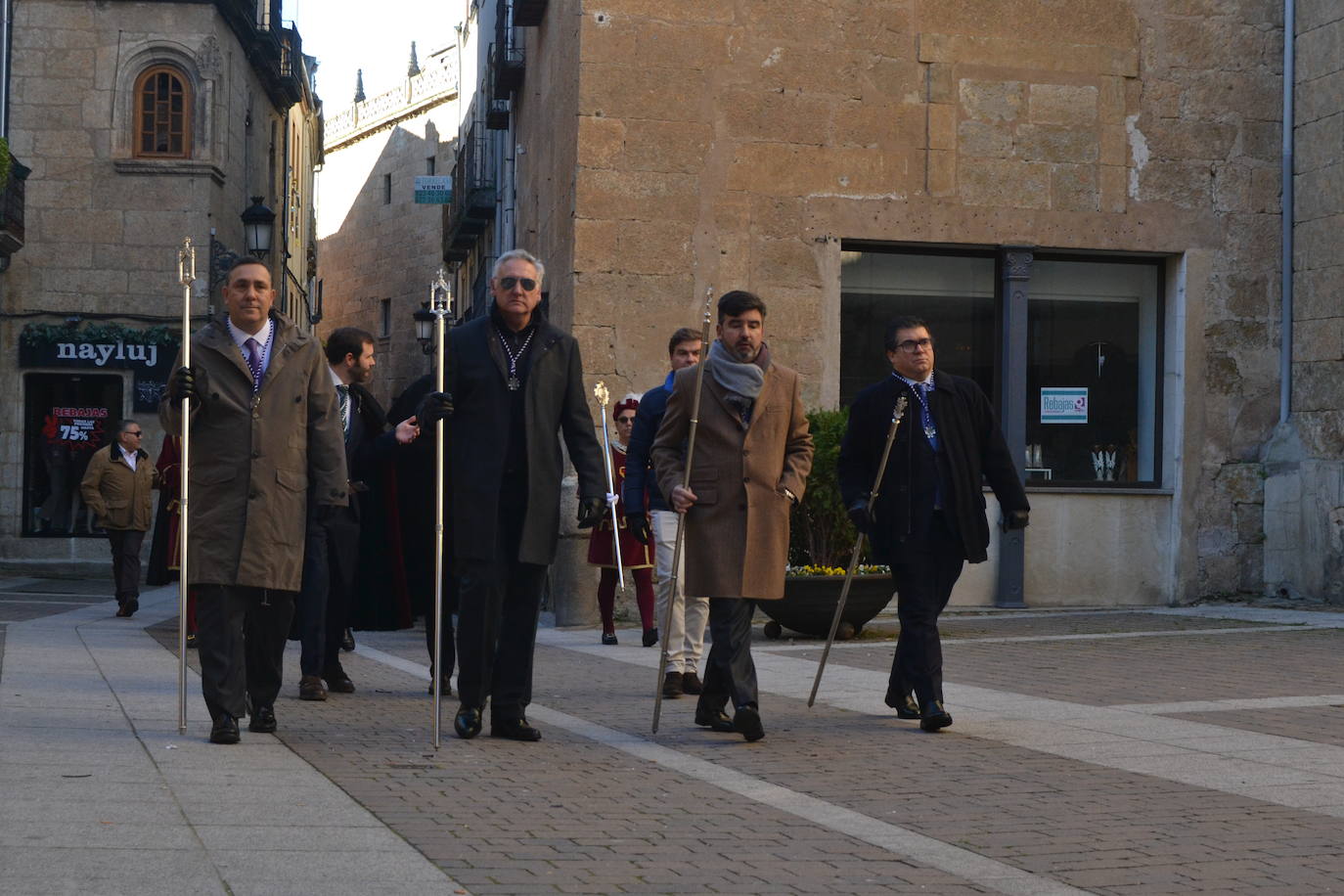 Ciudad Rodrigo arropa a San Sebastián en su marcha a la Catedral