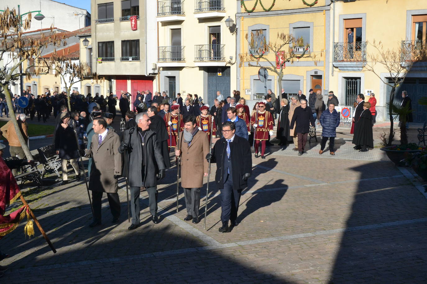 Ciudad Rodrigo arropa a San Sebastián en su marcha a la Catedral