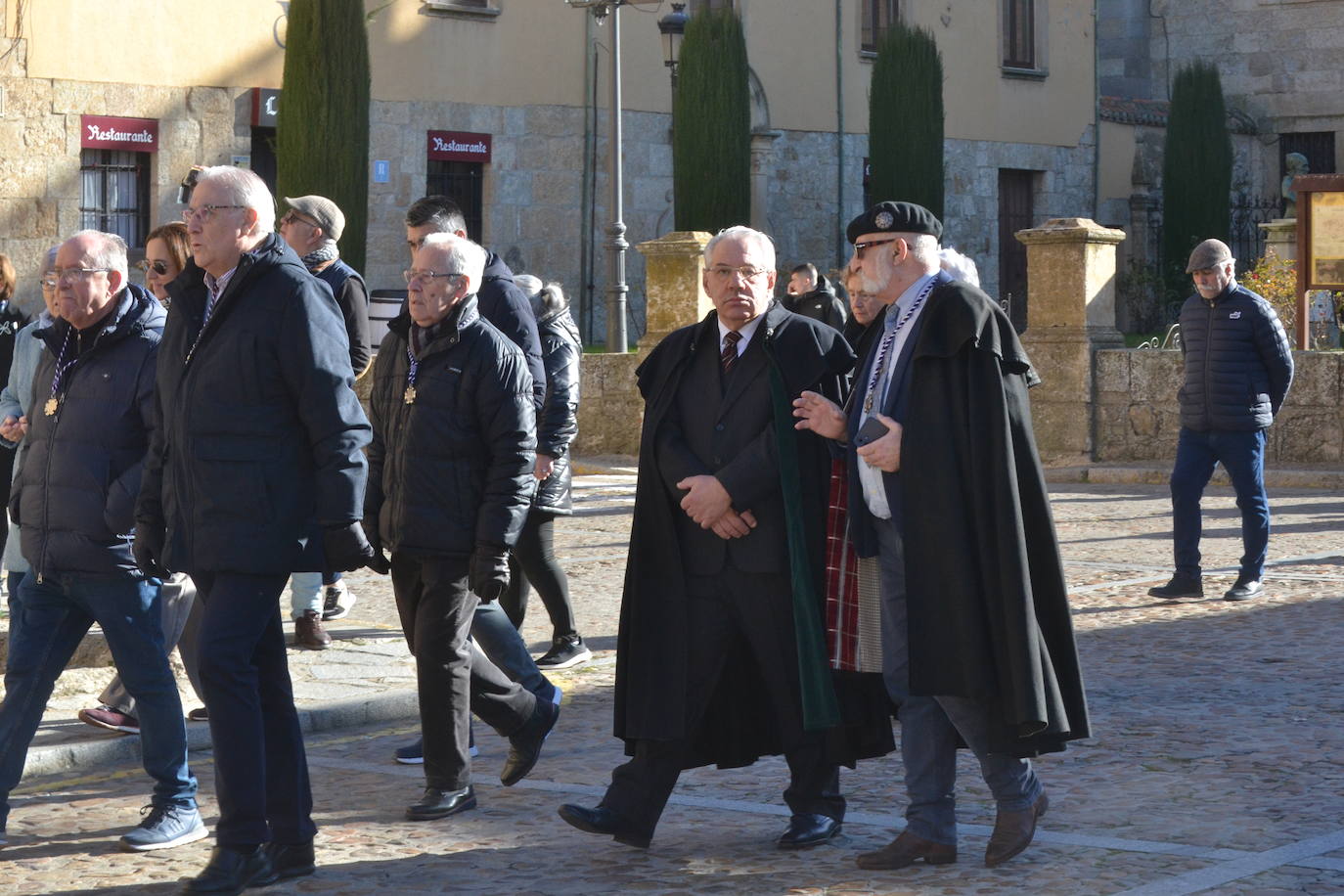 Ciudad Rodrigo arropa a San Sebastián en su marcha a la Catedral