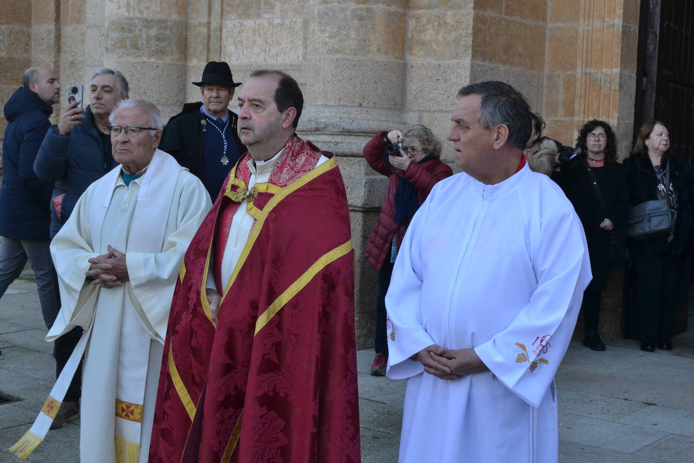 Ciudad Rodrigo arropa a San Sebastián en su marcha a la Catedral