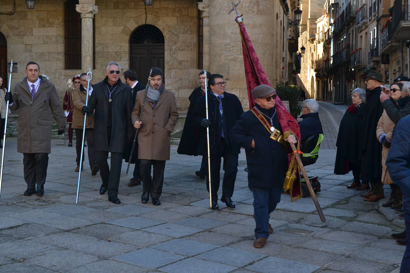 Ciudad Rodrigo arropa a San Sebastián en su marcha a la Catedral