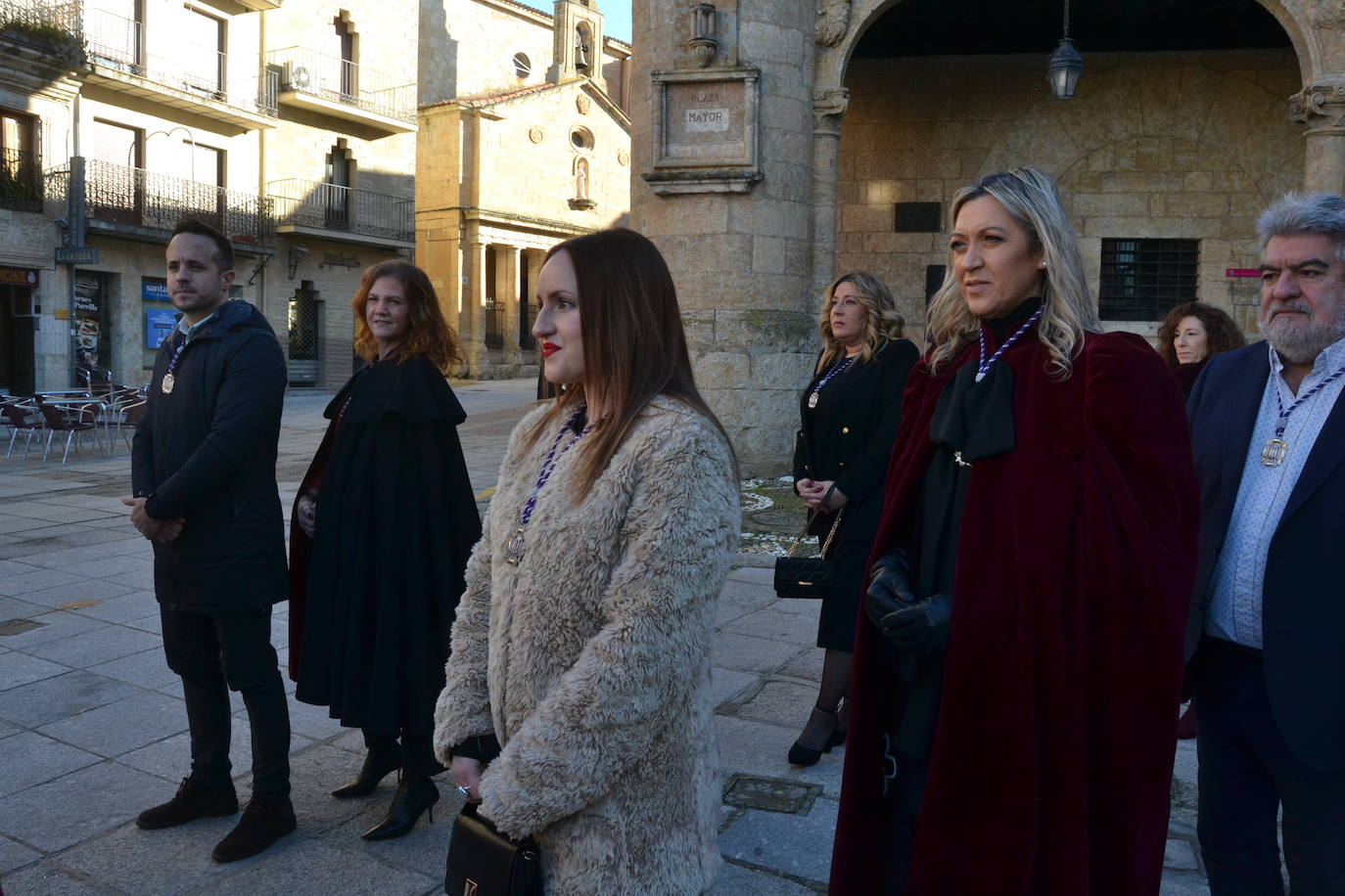 Ciudad Rodrigo arropa a San Sebastián en su marcha a la Catedral