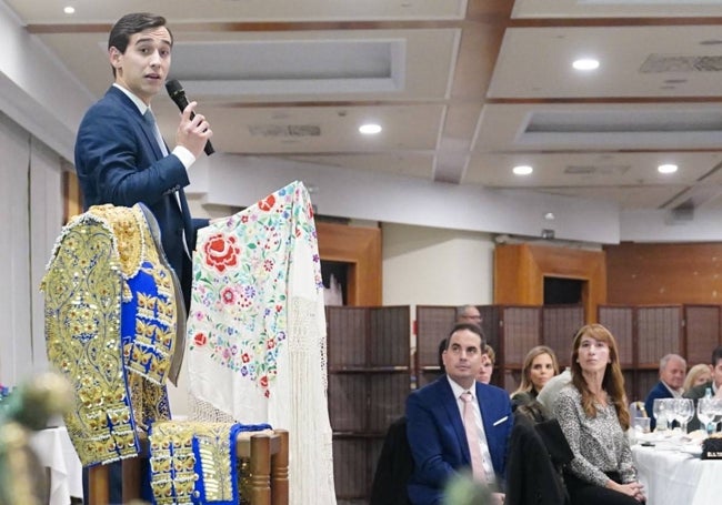 Ismael Martín, en su discurso de agradecimiento por el premio al mejor toreo de capa de la Feria 2024.