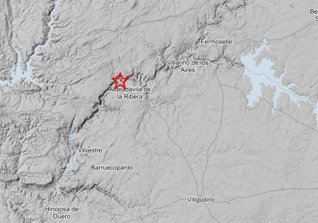 Mapa donde se puede ver más de cerca el epicentro del temblor.