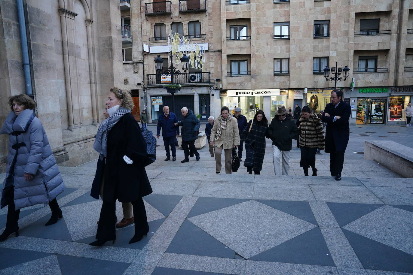 Así ha sido el funeral de Guillermo Marín Pérez-Tabernero en Salamanca