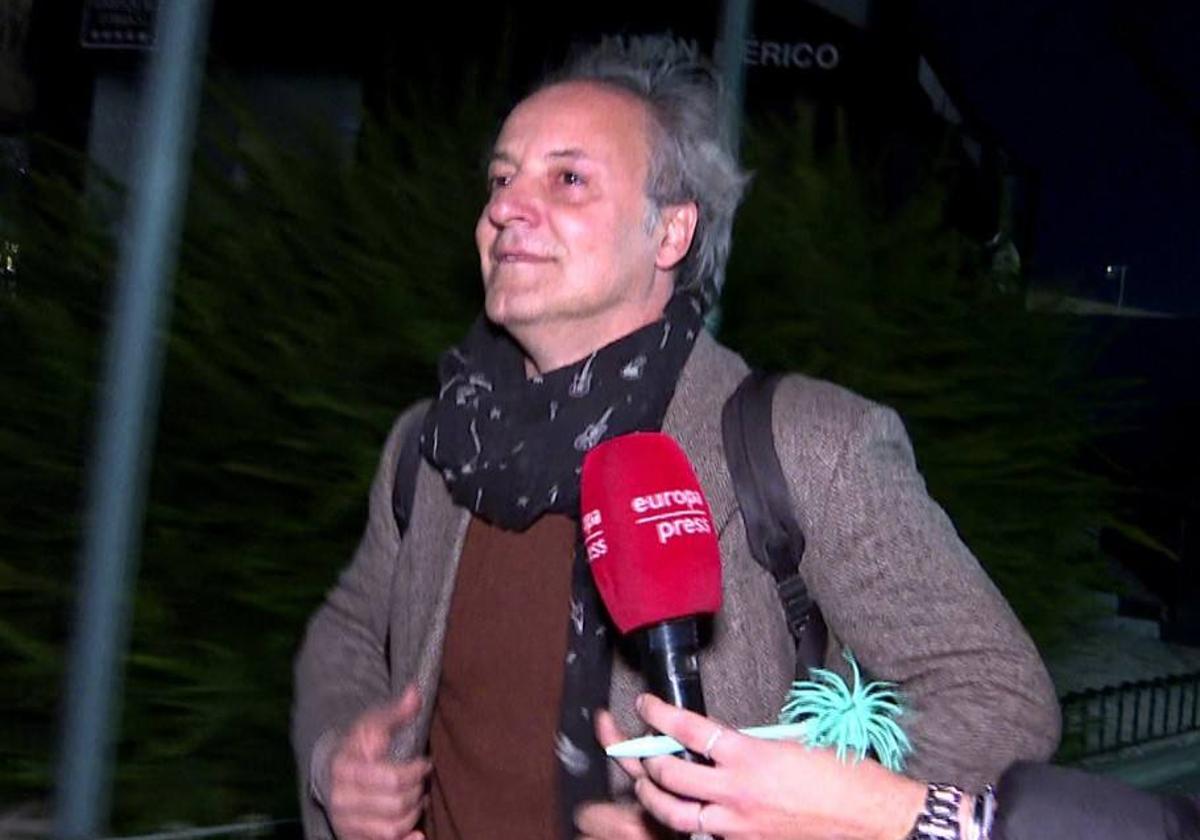 Narcís Rebollo, ante el micrófono de Europa Press.