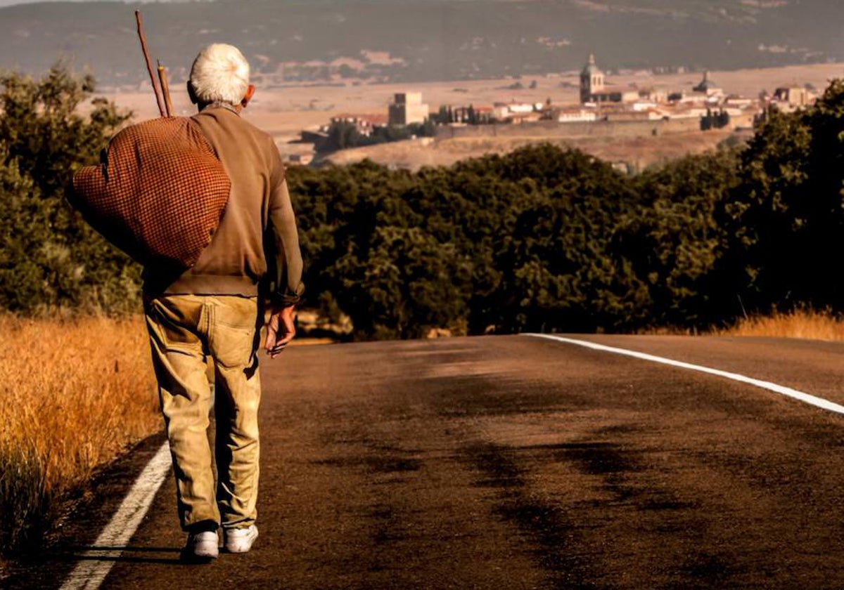 Conrado, camino de Ciudad Rodrigo.