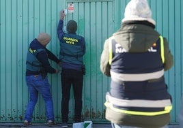 Todas las imágenes de la espectacular macrorredada de la Policía Nacional y la Guardia Civil en El Montalvo