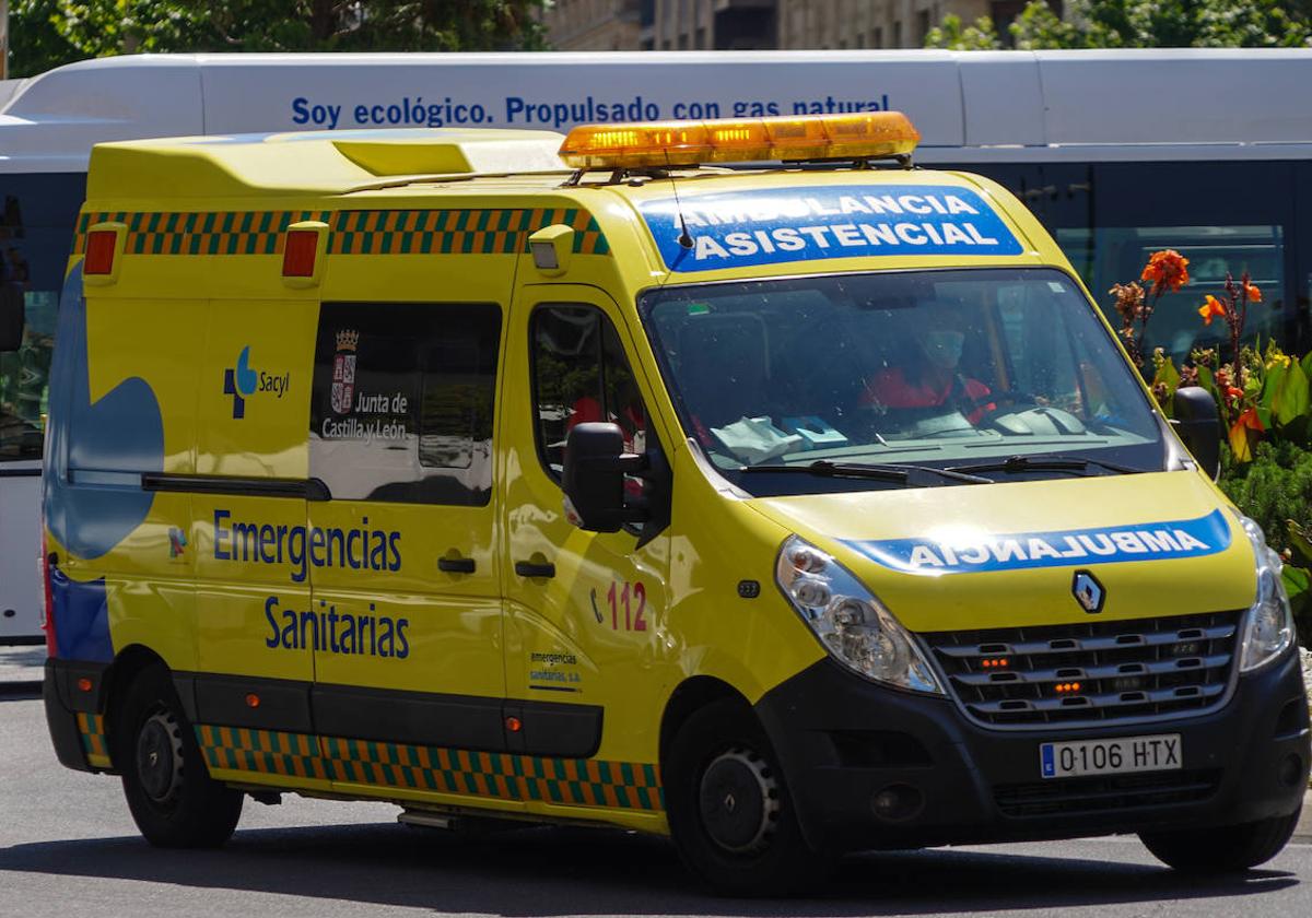 Rescatan a un ciclista herido en un circuito de difícil acceso en Cabrerizos