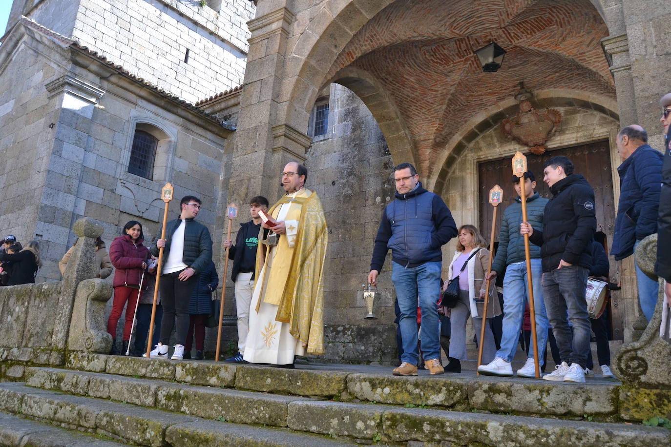 La Alberca despide a su vecino Antón con motivo de su santo