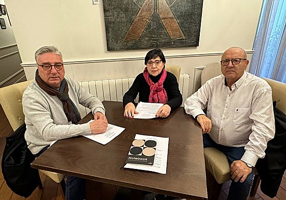 Moisés Pérez, Chony Mulas y Joaquín Calvo.