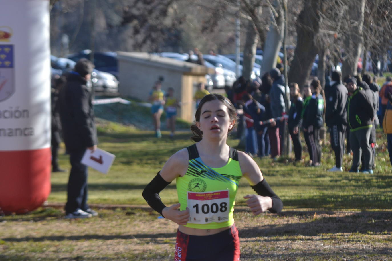 Entretenida mañana de cross escolar en Ciudad Rodrigo a pesar del frío