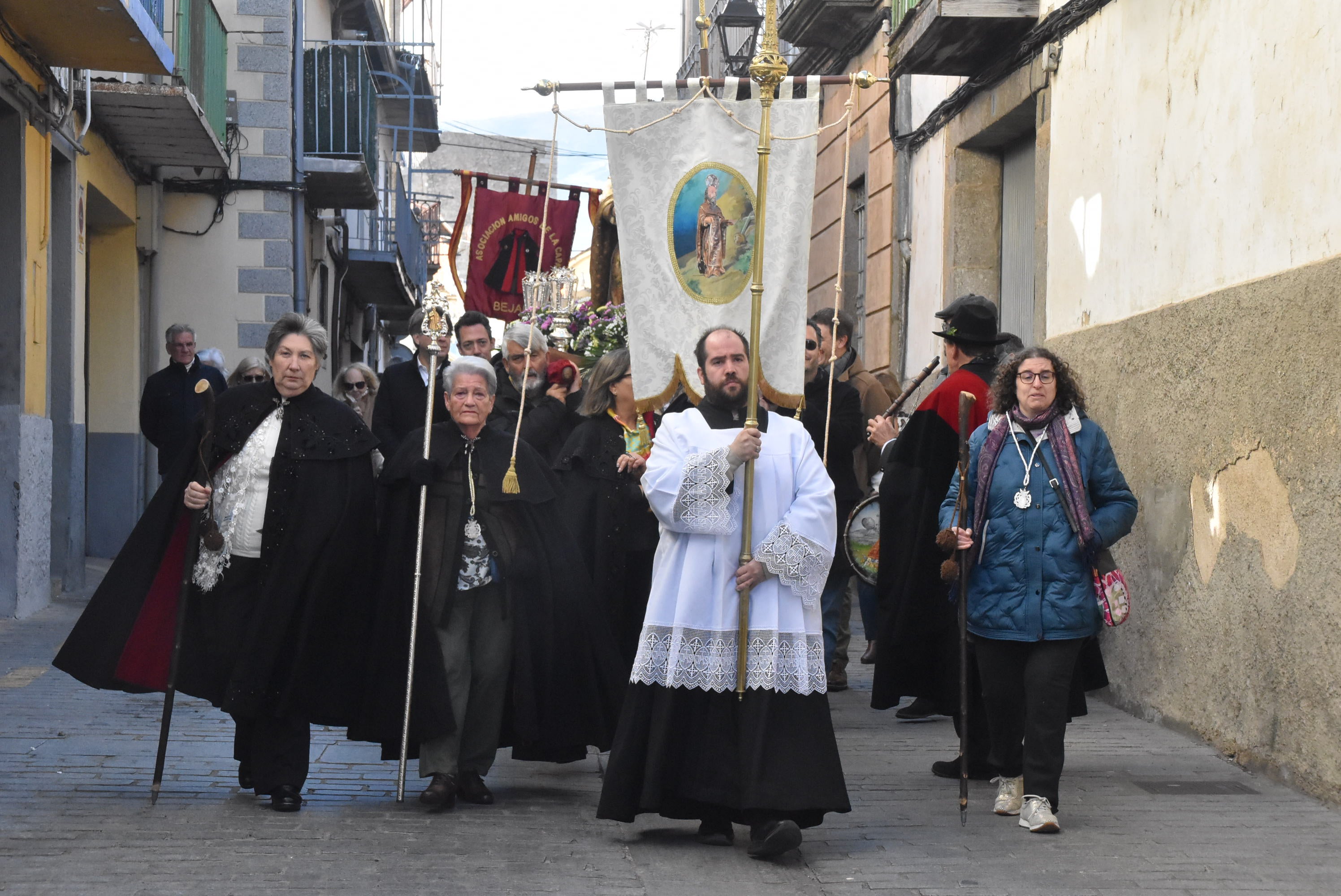 San Antón renueva la protección a los animales en Béjar