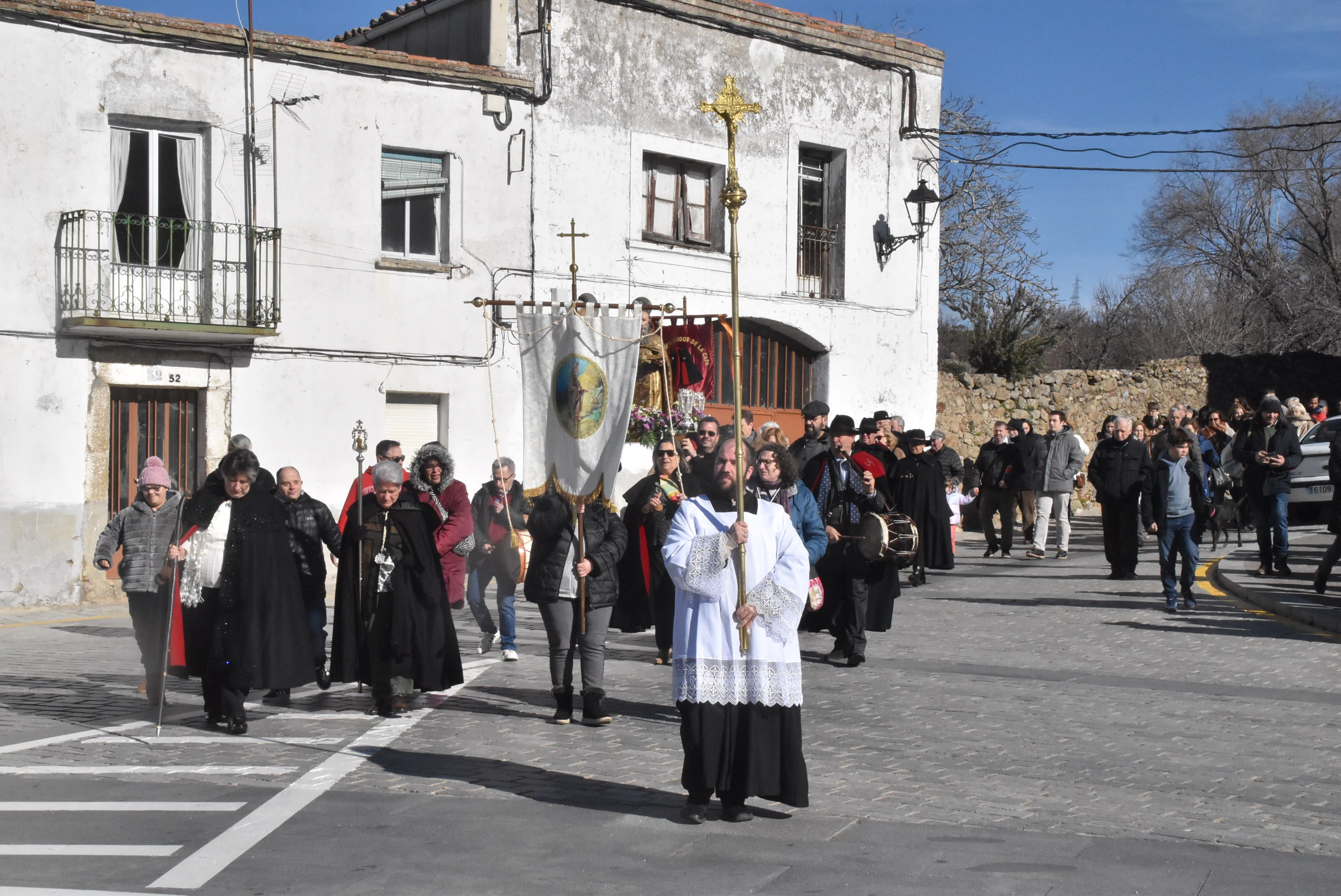 San Antón renueva la protección a los animales en Béjar