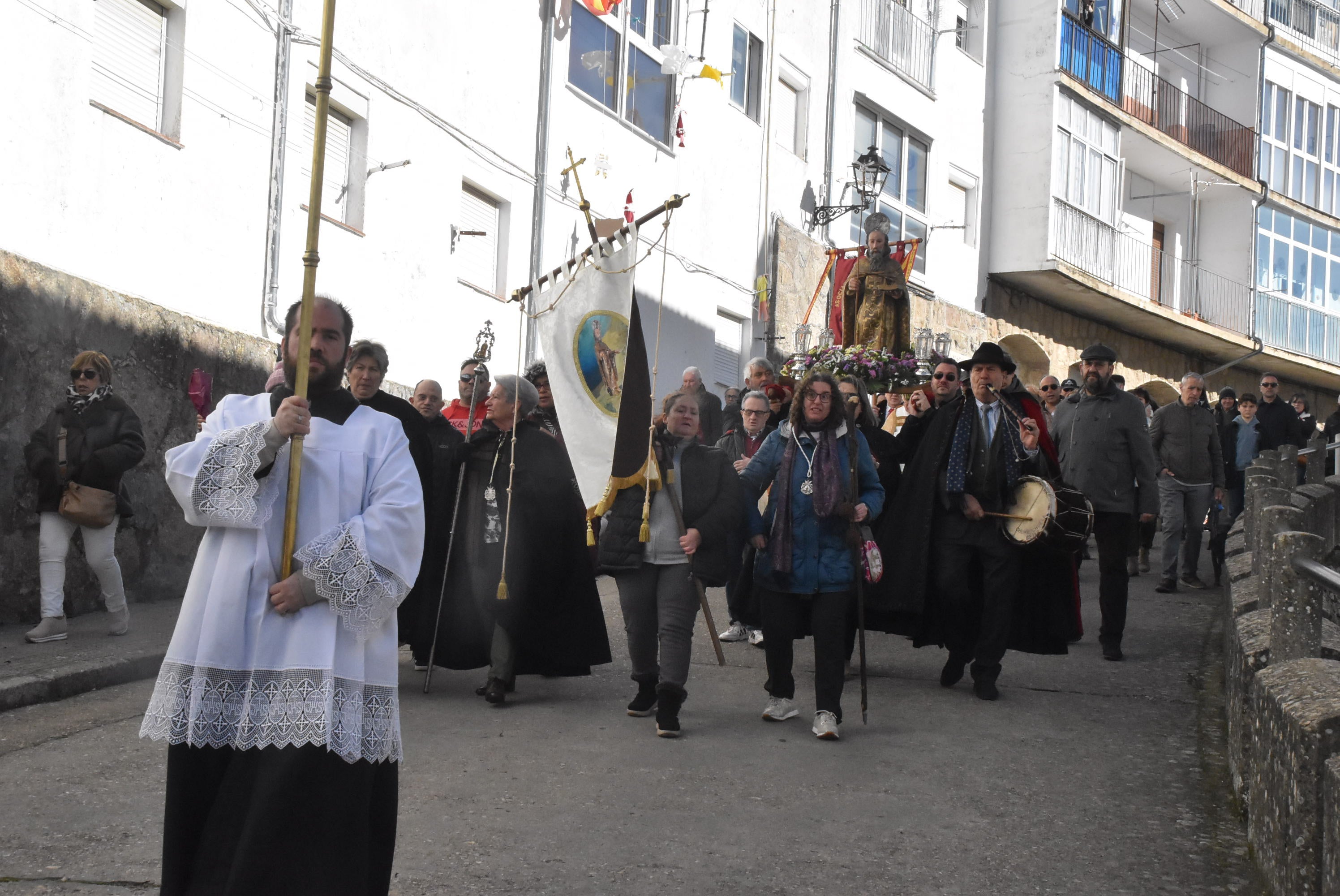 San Antón renueva la protección a los animales en Béjar