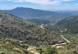 Paisaje de El Pico, donde se ha registrado la mínimas de toda España.