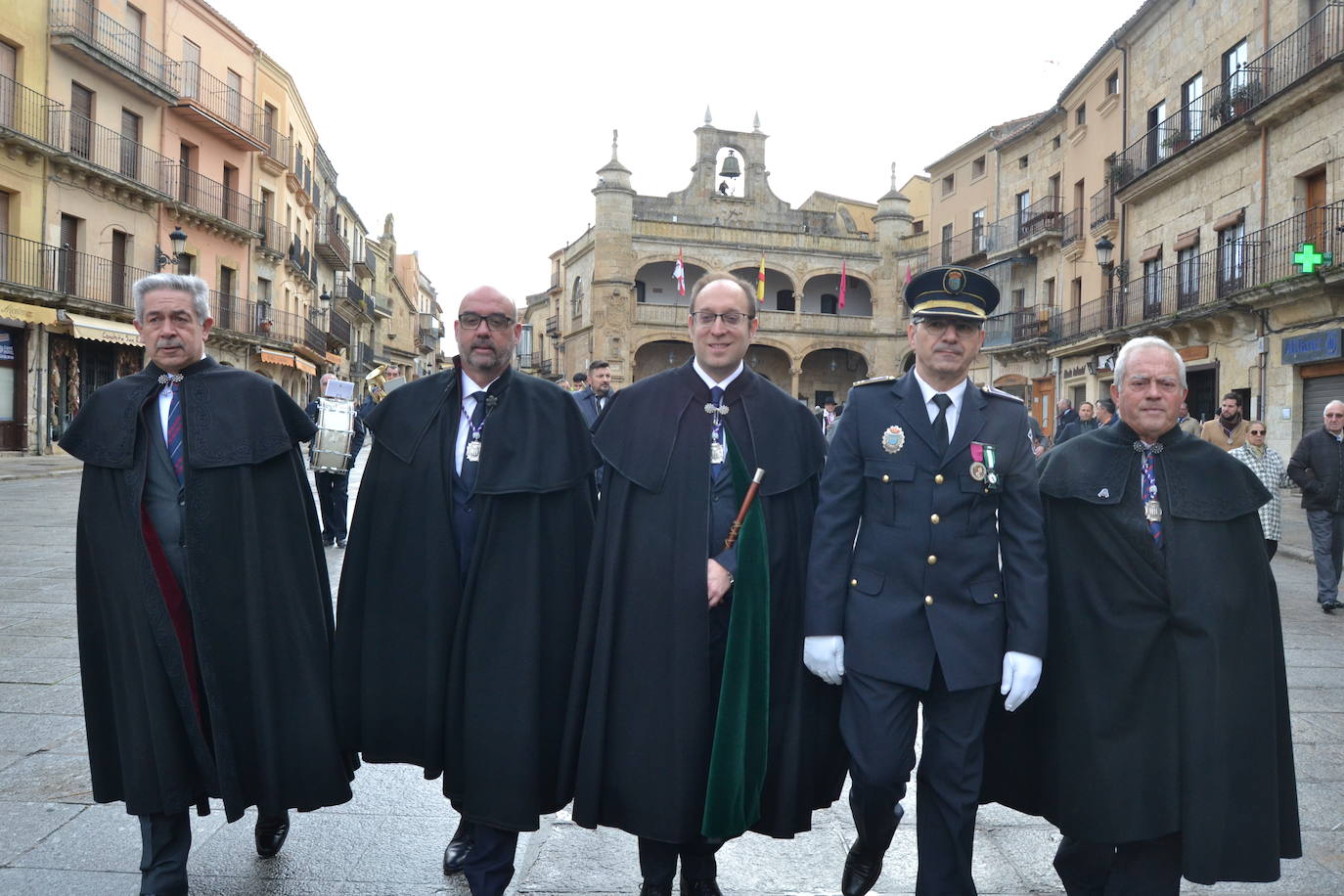 Populosa procesión del patrón de Ciudad Rodrigo