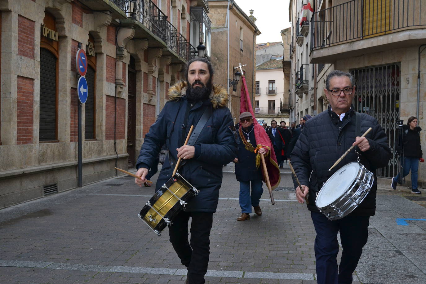 Populosa procesión del patrón de Ciudad Rodrigo