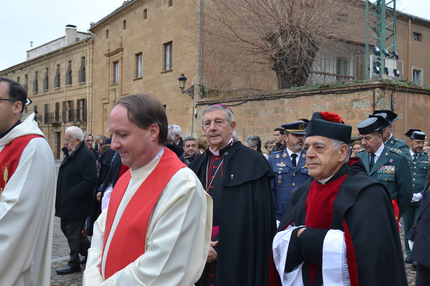 Populosa procesión del patrón de Ciudad Rodrigo