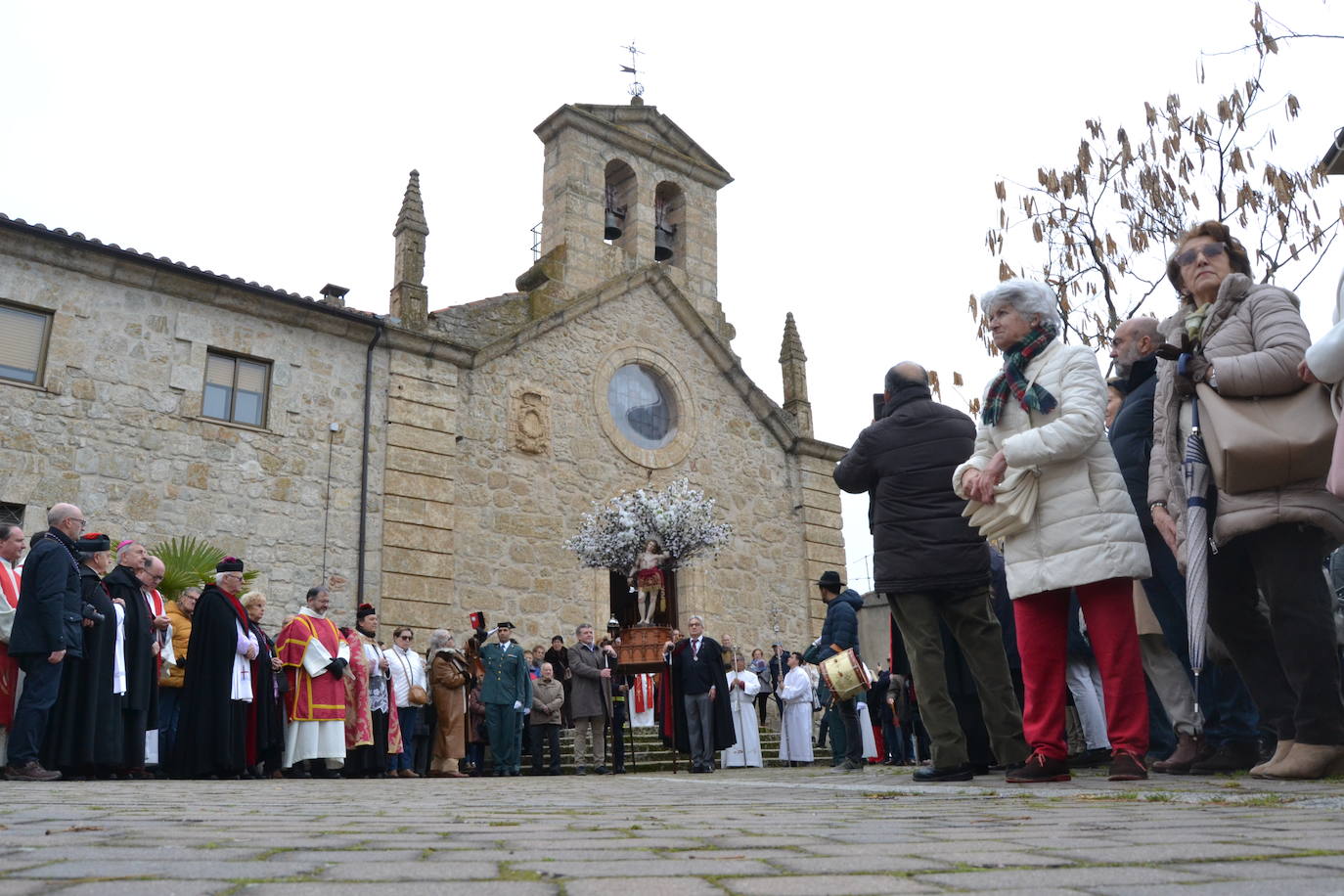 Populosa procesión del patrón de Ciudad Rodrigo