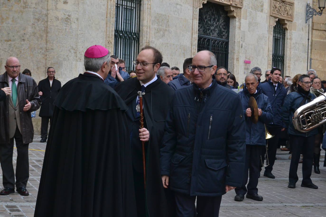 Populosa procesión del patrón de Ciudad Rodrigo