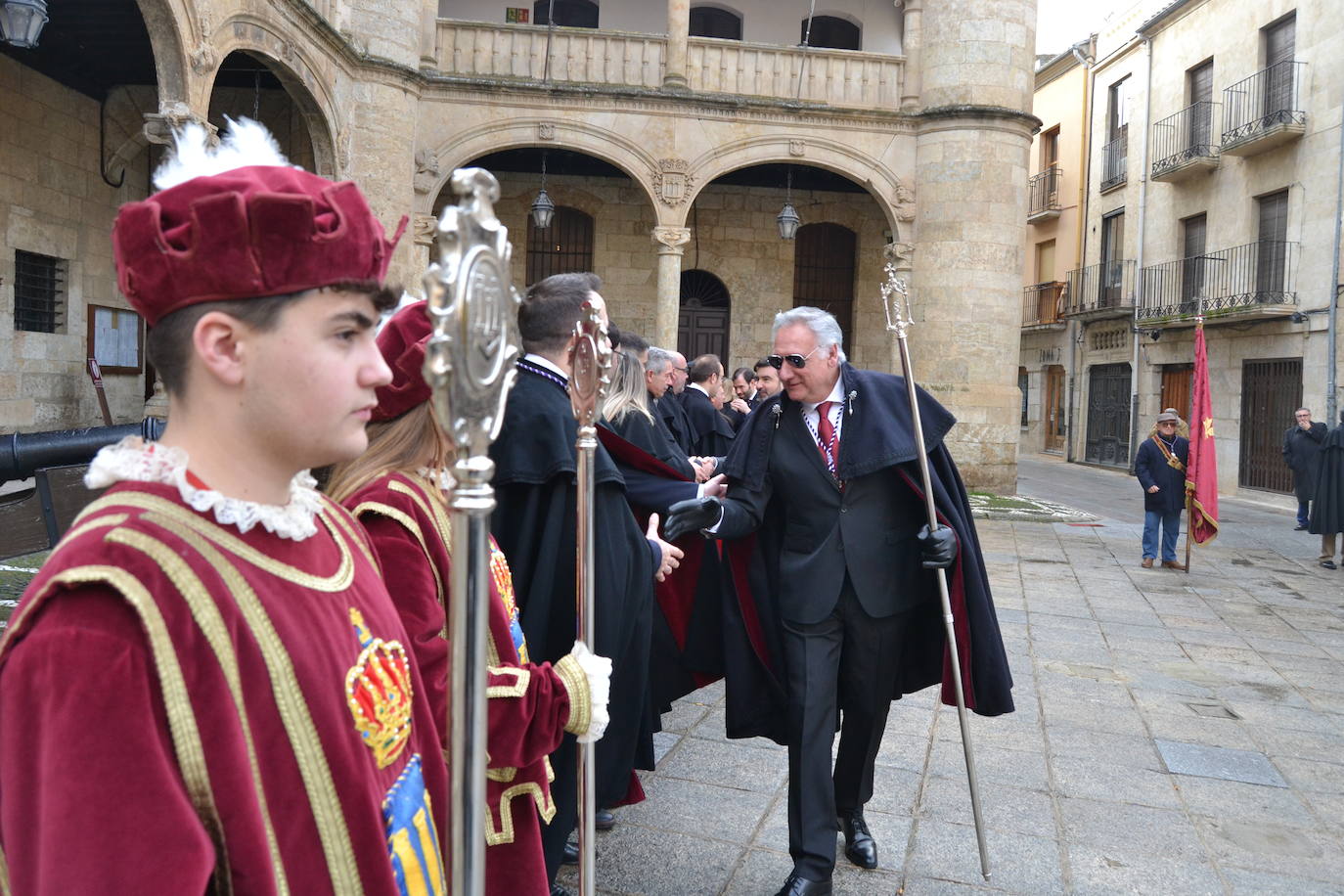 Populosa procesión del patrón de Ciudad Rodrigo