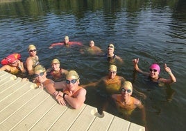 Jóvenes integrantes de la Escuela de Triatlón Salmantina.