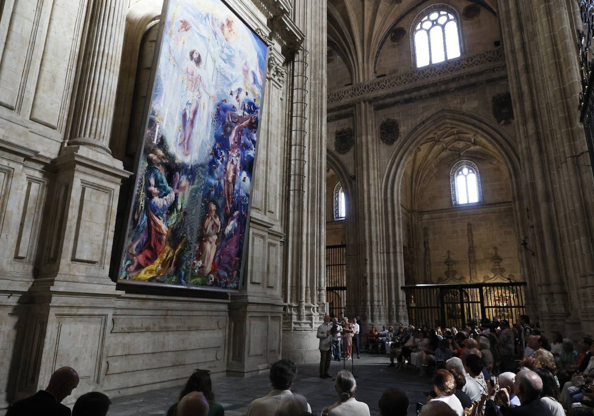 Una de las últimas obras de Florencio Maíllo, en la Catedral Nueva.