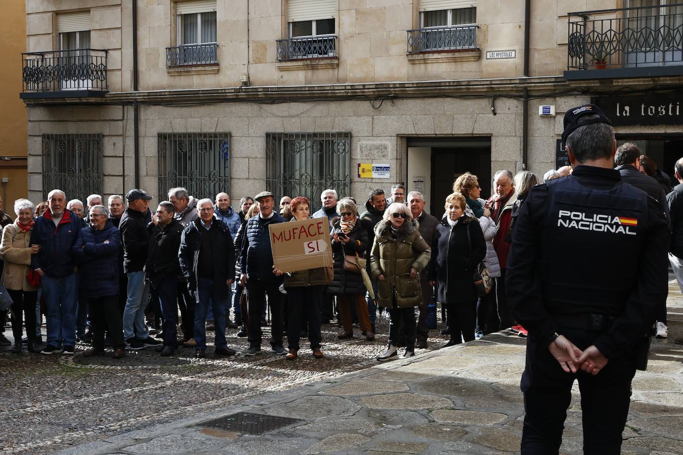 Concentración en Salamanca en contra de la desaparición de Muface.