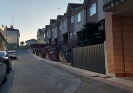 La calle de San Cristobal de la Cuesta en la que se produjo la detención.