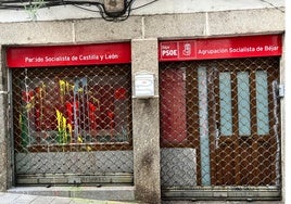 La sede del PSOE, vandalizada