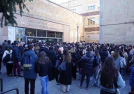 Imagen de la celebración del examen para acceder al MIR y a otras especialidades el año pasado.