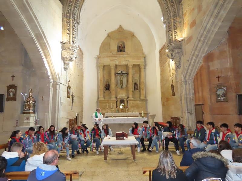 Los quintos alegran las calles de Villoria