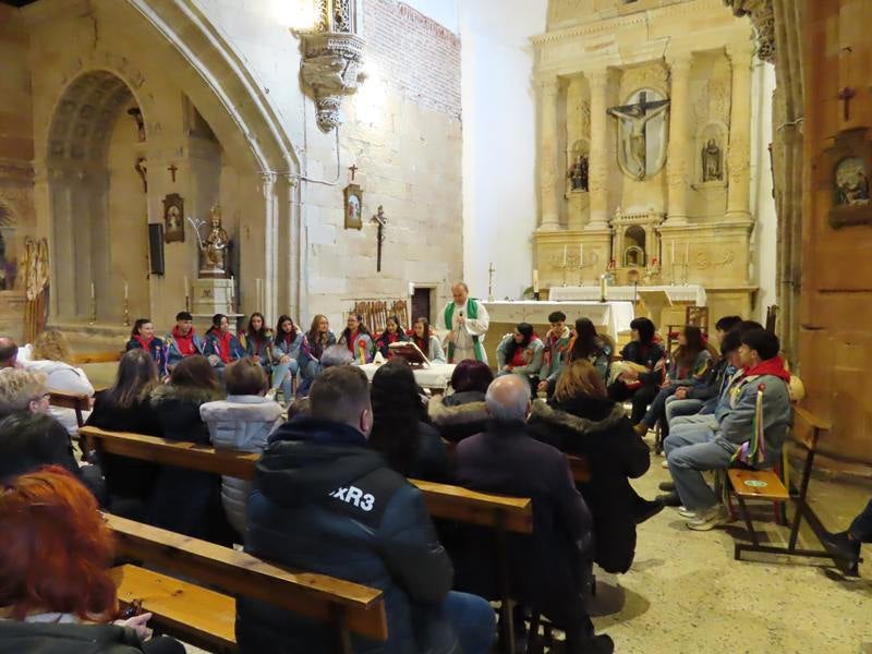 Los quintos alegran las calles de Villoria