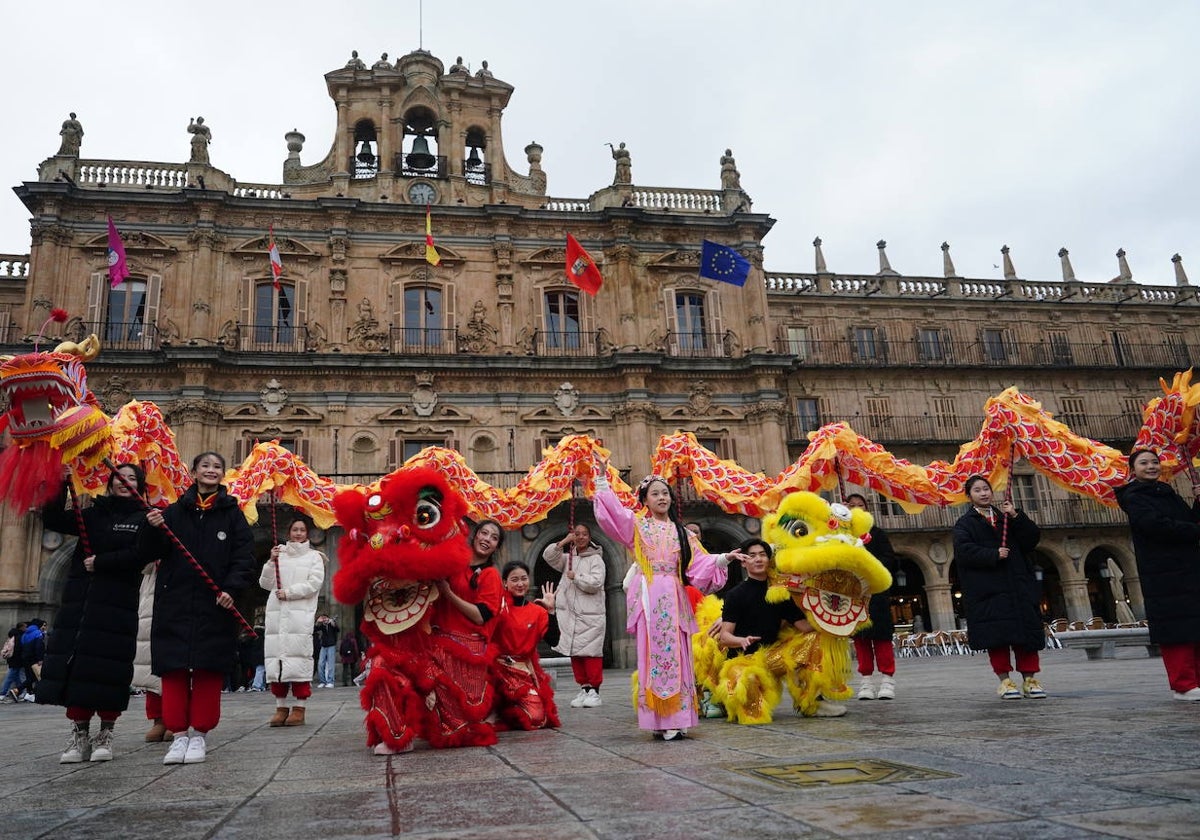 Celebración del Año Nuevo Chino en Salamanca.