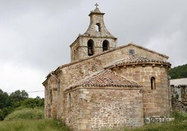 Una imagen de la iglesia románica de San Martín Obispo.