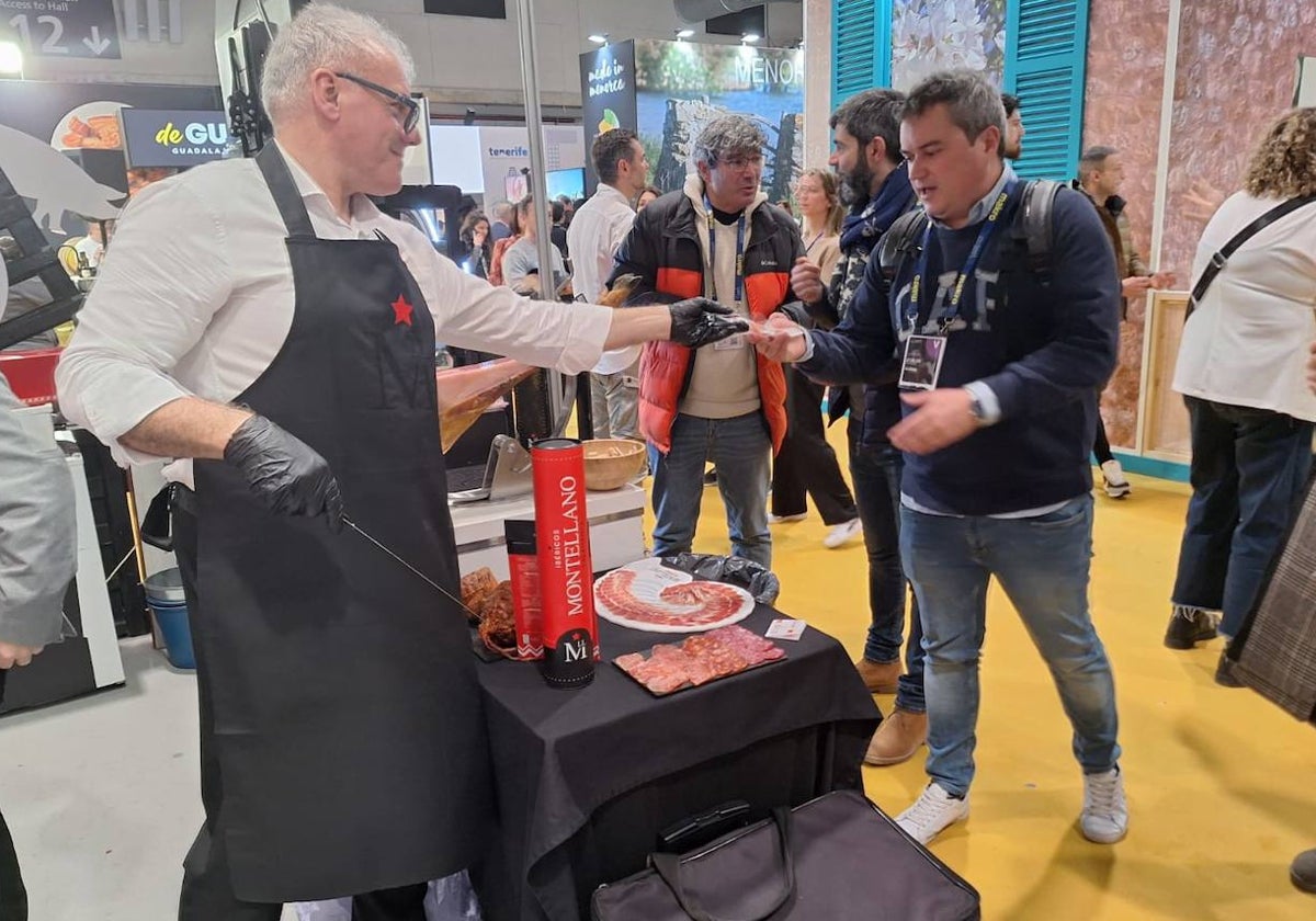 El jamón de Ibéricos Montellano triunfa en Madrid Fusión