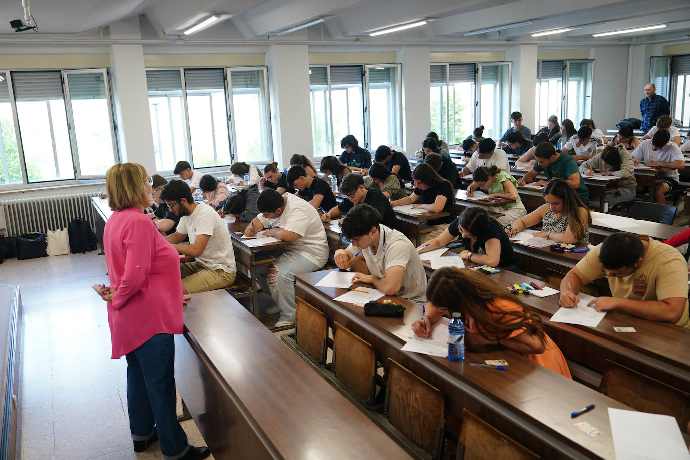 Examen de Lengua y Literatura de la EBAU, celebrado el pasado mes de junio.