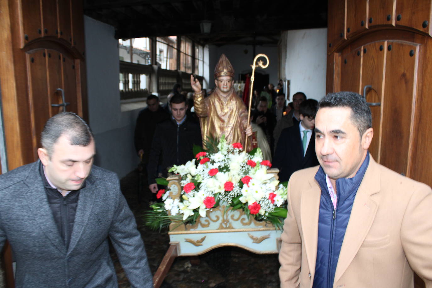 San Valerio, valiente frente a la lluvia