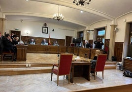 Imagen del juicio celebrado en la mañana de este miércoles, 29 de enero, en la Audiencia Provincial de Salamanca.