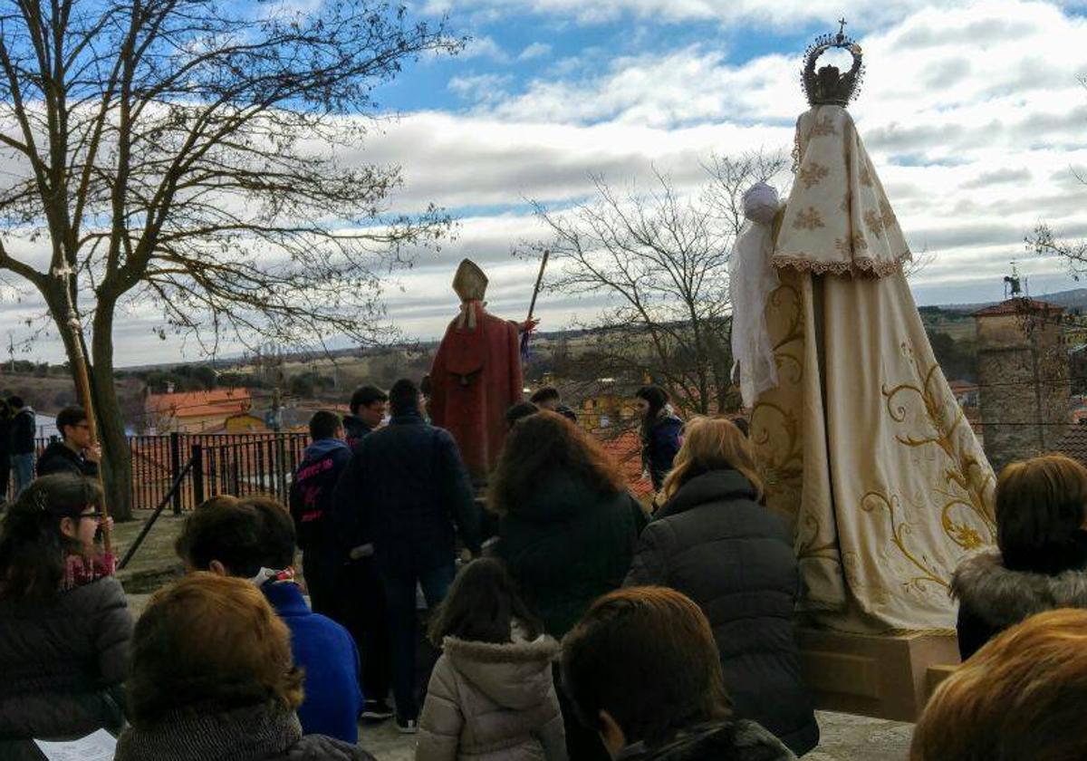 Momento de la procesión celebrada el año pasado.