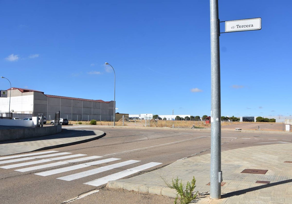 El accidente ha tenido lugar en la calle Tercera, en la fotografía.