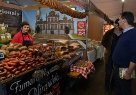 Una de las expositoras del pasado año, en la feria