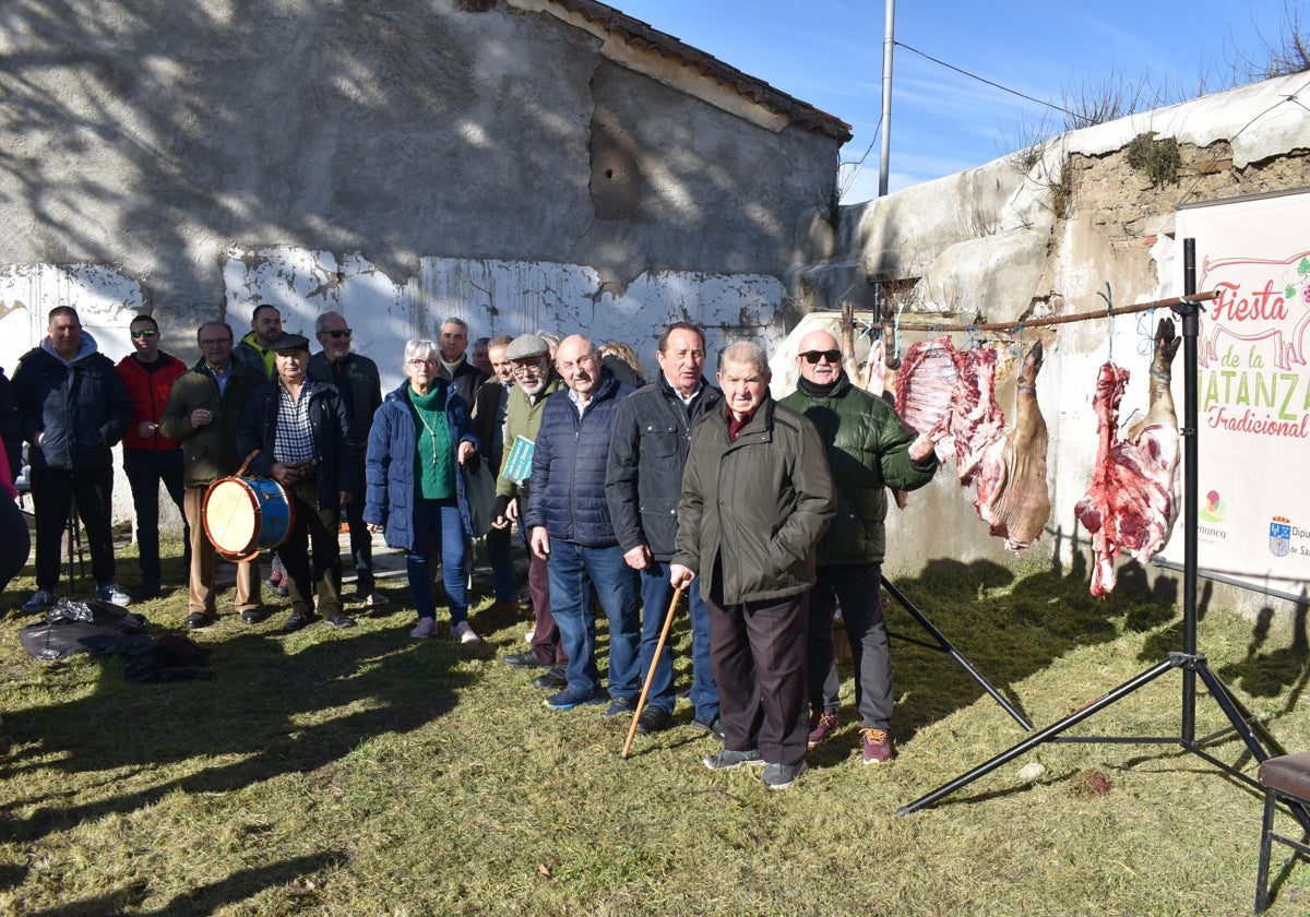 Un cerdo de 200 kilos protagoniza la matanza de Calzada de Valdunciel