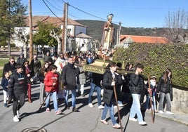 El buen tiempo acompaña a San Blas en su festividad en Fuentes de Béjar