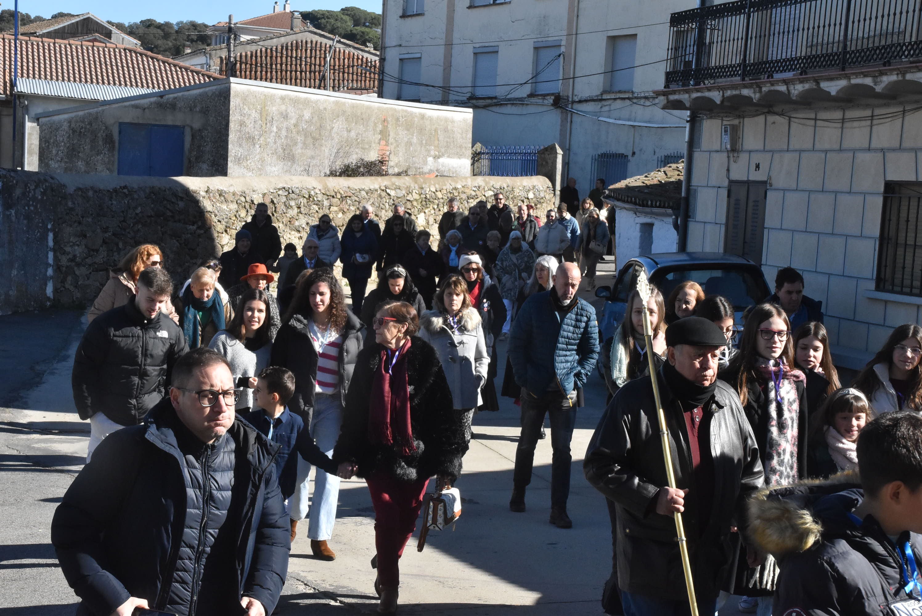 El buen tiempo acompaña a San Blas en su festividad en Fuentes de Béjar