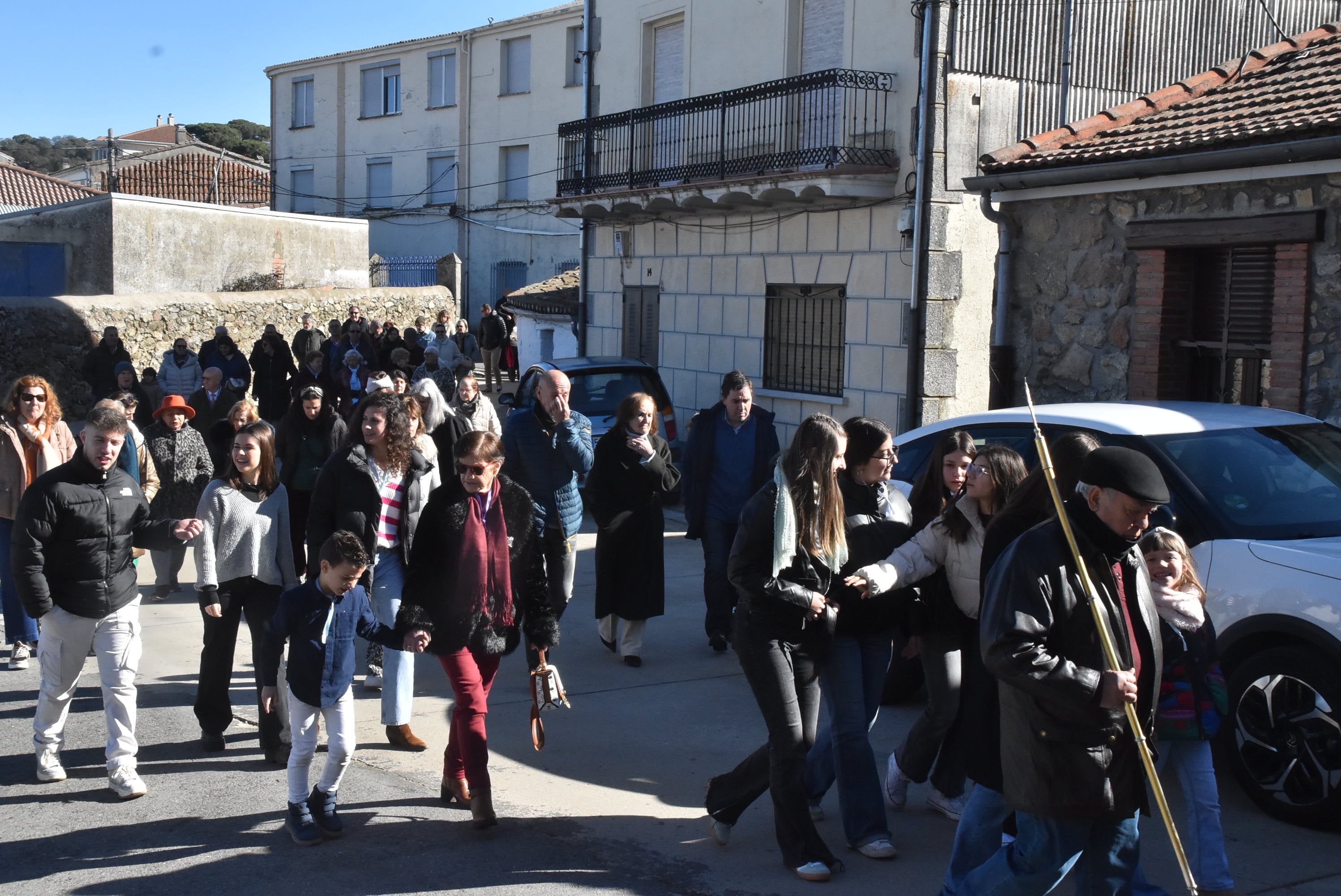 El buen tiempo acompaña a San Blas en su festividad en Fuentes de Béjar