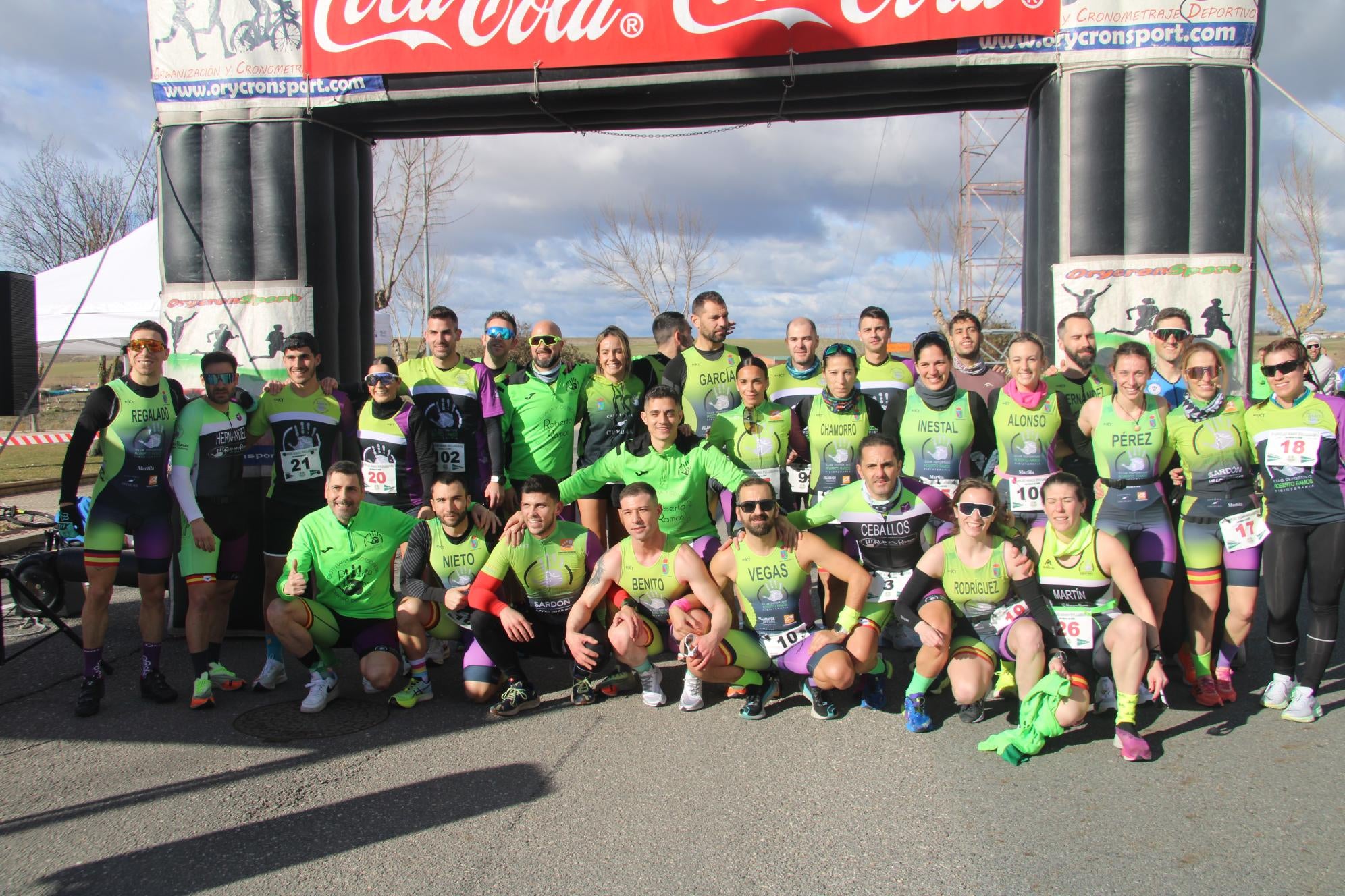 Rodríguez y pierna, ases del duatlón en Villamayor