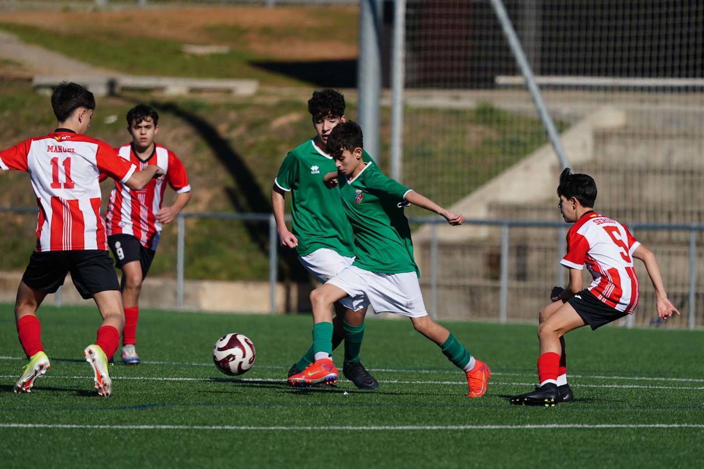 Las mejores imágenes de la jornada de futbol base