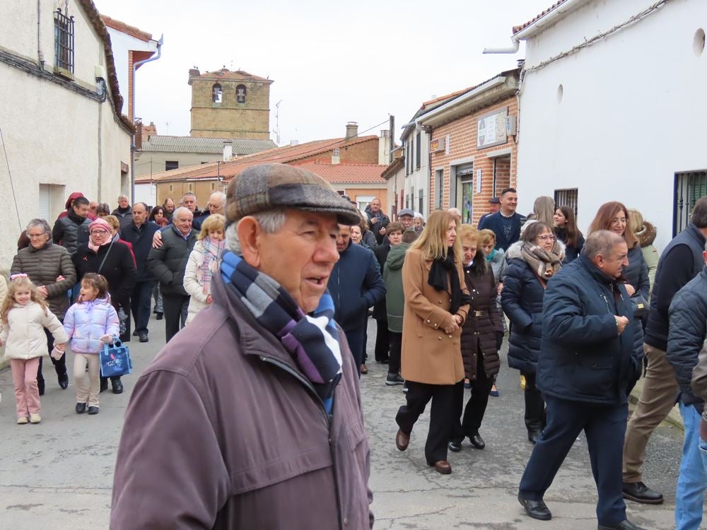 Babilafuente celebra San Blas con misa y bailes charros